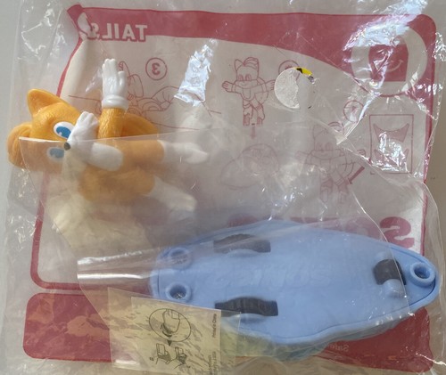 Sonic 2, Tails (2022) McDonalds juguete de comida novedosa - sellado, personaje de Sega - Imagen 3 de 4