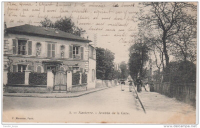 CPA - Nanterre Avenue de la Gare