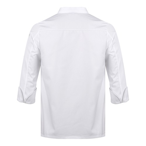 Chef Jacke für Herren Damen Kurz&Langarm Restaurant Chef Mantel Uniform Kochhemd - Picture 45 of 79