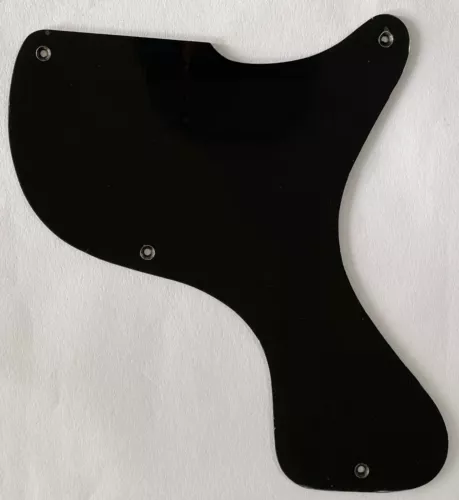 Guitar Parts Guitar Pickguard For Gibson Les Paul Junior 1958 Style 1 Ply Black