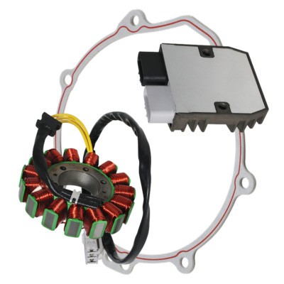For Kawasaki Magneto Stator+Rectifier+Gasket ZX1400 ZZR1400