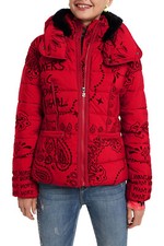 Desigual Bordeaux Jacket Sz. 38 Made In Spain Nwt