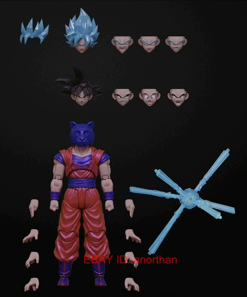 Beast Deities B007 Tiger Waghoba DBZ Son Goku Kaio-ken 1/12 Action