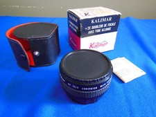 Kalimar 2X Tele Converter With Extension Tube Pentax-K PK New Old Stock in Box