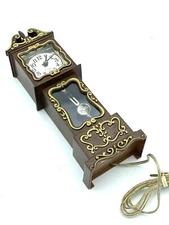 Vtg 13” Spartus Minuet Boutique Grandfather Style Plastic Electric