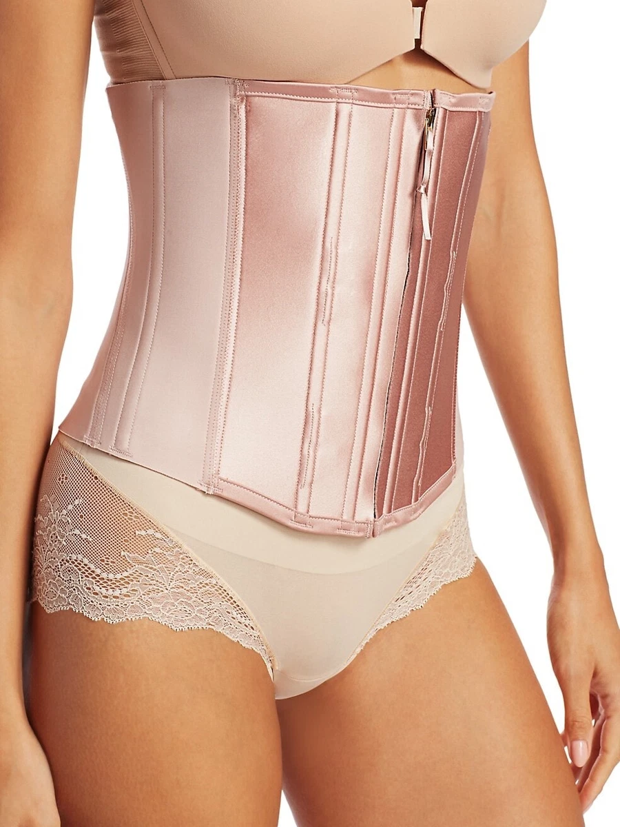 Spanx Women's High Waist Mid Thigh XL Corset Shaper Cameo Blush MRSP $168