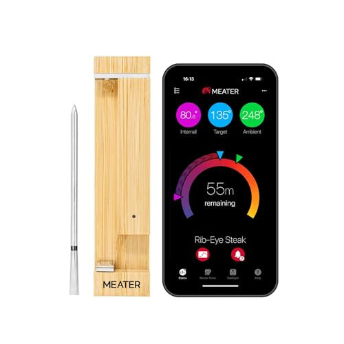 Wireless Bluetooth Smart Meat Thermometer | 1000°F Open Flame Grilling