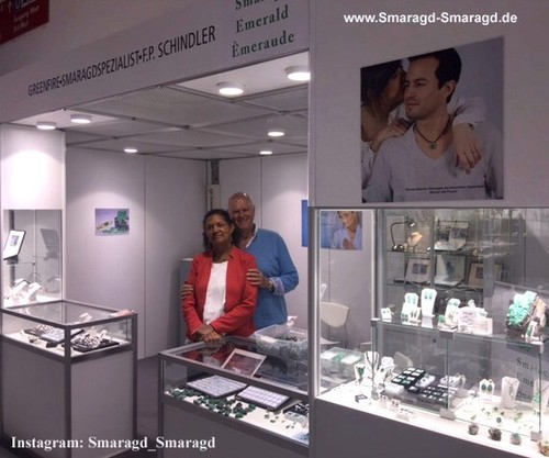 Außergewöhnlicher Smaragd Schlangen Ring in Weißgold -von Greenfire - Bild 10 von 12