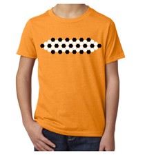 Soccer Ball Pattern Youth T-shirts, Sports Shirts, Kid's Soccer Shirts