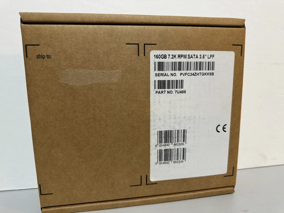 ✔️NEW✔️ ✔️SEALED✔️ DELL 7U488 07U488 160Gb 3.5" SATA 7200rpm Hard Drive FREE S/H - Image 2 of 3