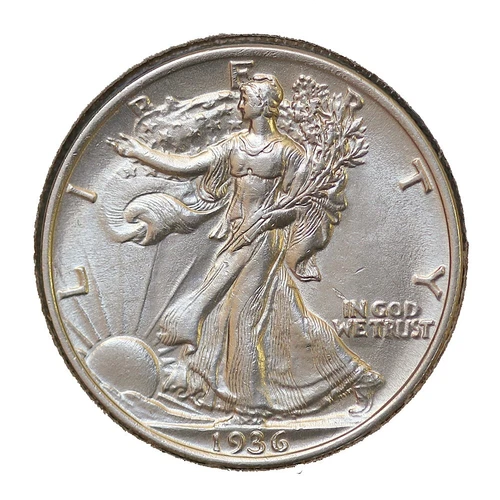 1936 P Walking Liberty Half Dollar - Gem BU / MS / UNC