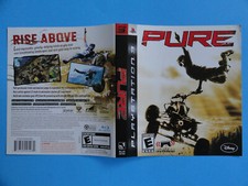 PLAYSTATION 3 PURE ORIGINAL COVER ART  NO GAME OR CASE 