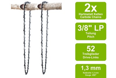 Sägenspezi Vollmeißelkette 35 Cm - 3/8P 52TG 1,3mm Für Scheppach CSP41