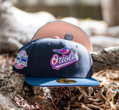 New Era Baltimore Orioles 59FIFTY Fitted Hat 20 Year B-MORE Edition Size 7 5/8
