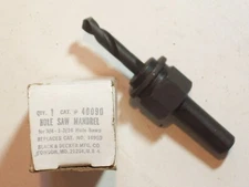 Tool HOLE SAW ARBOR CAT # 40090 for 3/4 – 1 3/16 REPLACES 14903 BLACK & DECKER