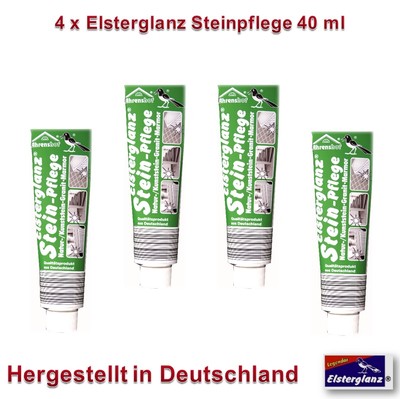 4 x Elsterglanz Steinpflege Marmor Naturstein Spezialreiniger  