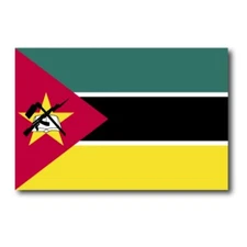 Mozambique Flag Car Magnet Decal - 4 x 6 Heavy Duty for Car Truck SUV