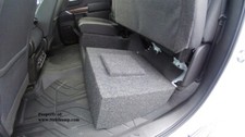 2019-2024 Silverado/Sierra Crew Cab Dual 12 Downfire Sub Box With Amp Space