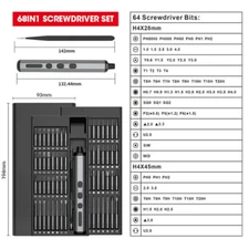 Cordless Electric Screwdriver Set 68 in 1 Precision Screwdriver Set Magnetic Scr