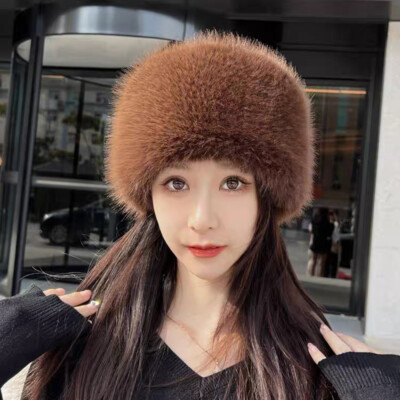Piuini Donna oda Invernali Cappotto Corto Collo in Pelliccia