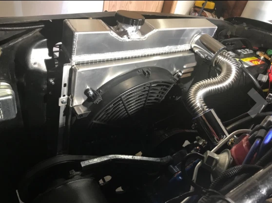 3 Row Radiator Shroud+Fan Fits 1960-65 Ford Falcon Ranchero 1965-66 Ford Mustang Foto 4 de 4