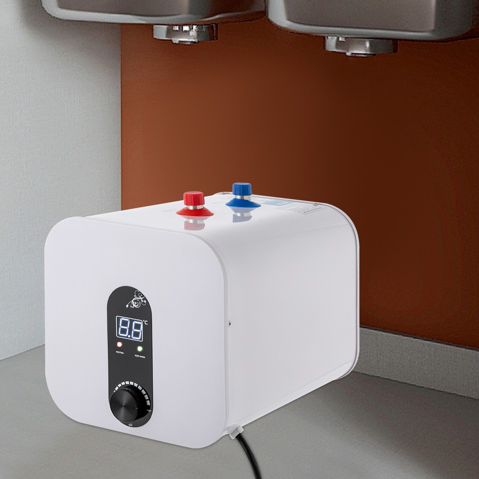 8L Instant Water Heater Mini Electric Under Sink Hot Water Device for