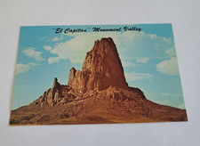 Vintage 1987 Postcard El Capitan Monument Valley Arizona Giant Monolith