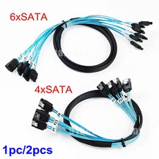 SATA III 6Gbps SATA Cable for Server SATA 7 Pin to SATA 7 Pin Data Cable US