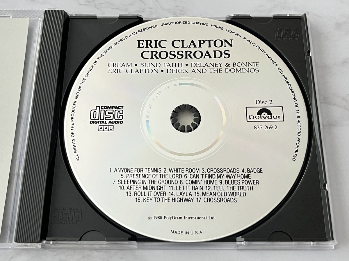 Eric Clapton Crossroads 4 CD BOX SET TARGET ERA! 1988
