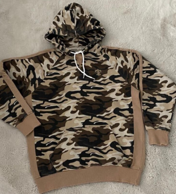 Fishbone Kapuzenpulli Herren Hoodie Größe L Farbe Kamuflage Obermaterial: Cotton