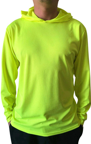 (2 pz) HI Vis T-shirt alta visibilità maniche lunghe costruzione sicurezza camicia da lavoro - Foto 2 di 12