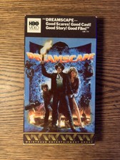 Dreamscape (VHS,1984) Rare Early HBO Video Release Dennis Quaid Plays Great
