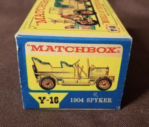 Modelli Matchbox Del Passato Y-16 1904 Spyker Tourer Eccellente - Foto 8 di 12