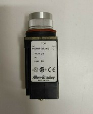 NEW OLD STOCK ALLEN-BRADLEY SER.D 24V PUSH TO TEST PILOT LIGHT 800MR-QT24S