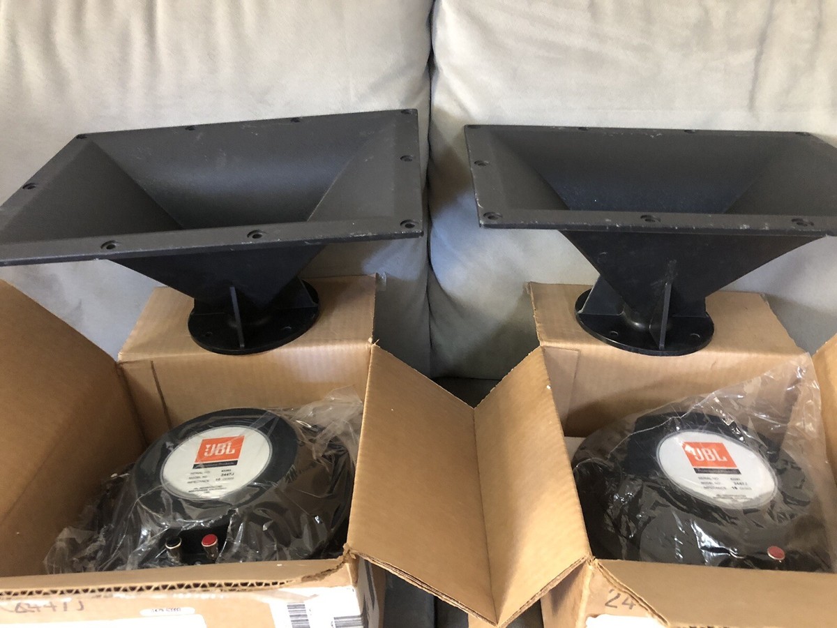 JBL 2447J Driver with 306561-001 Horn - 1 PAIR - NEW In Orig. JBL