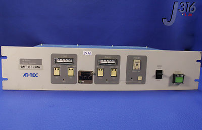 7236 ADTEC RF PLASMA MATCHER CONTROLLER, AM-1000MA, X2-96045 AM