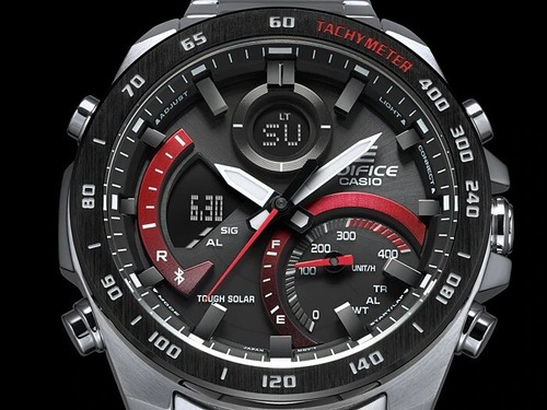 CASIO EDIFICE ECB-900DB-1AER CON BLUETOOTH, SMARTPHONE LINK Y ENERGIA SOLAR - Photo 6 sur 11