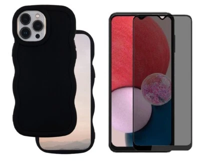 Coque Etui Housse + Verre Trempé Espion pour Samsung Galaxy A05s A15 A25 A35 A55