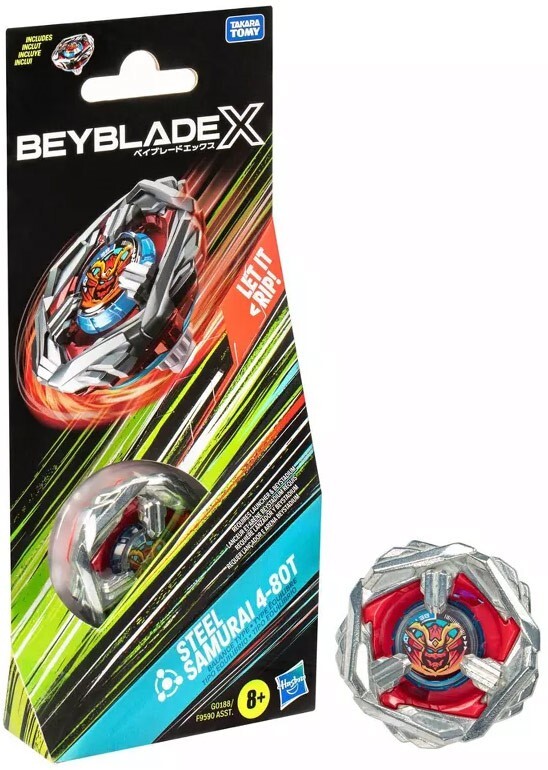 Beyblade X Steel Samurai 4-80T Booster | eBay