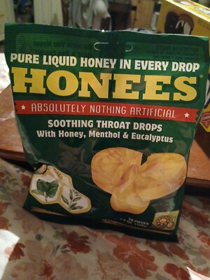 Honees Cough Drops Honey Menthol Eucalyptus 20 drops