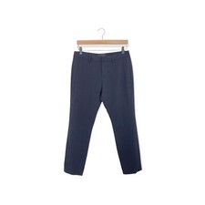 NILI LOTAN Pants Size 10 Estimate Navy Blue Crepe SEE MEASUREMENTS SIZE CHART