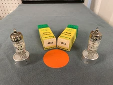 NOS Pair of Amperex 4GK5 Triode Tubes - Sencore TC162 Tested - 30 Day Returns