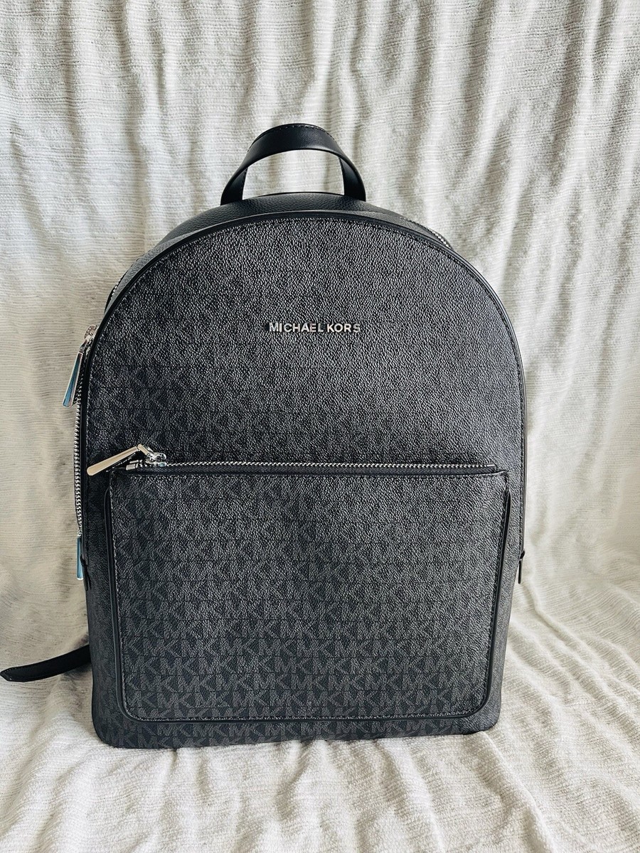 NWT Michael Kors Adina Large Logo Backpack - Black | eBay display picture 2