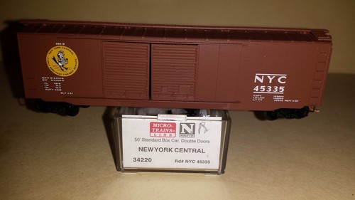 Coche de caja estándar Micro-Trains escala N 50', puertas dobles New York Central 35220 | Zustand: New