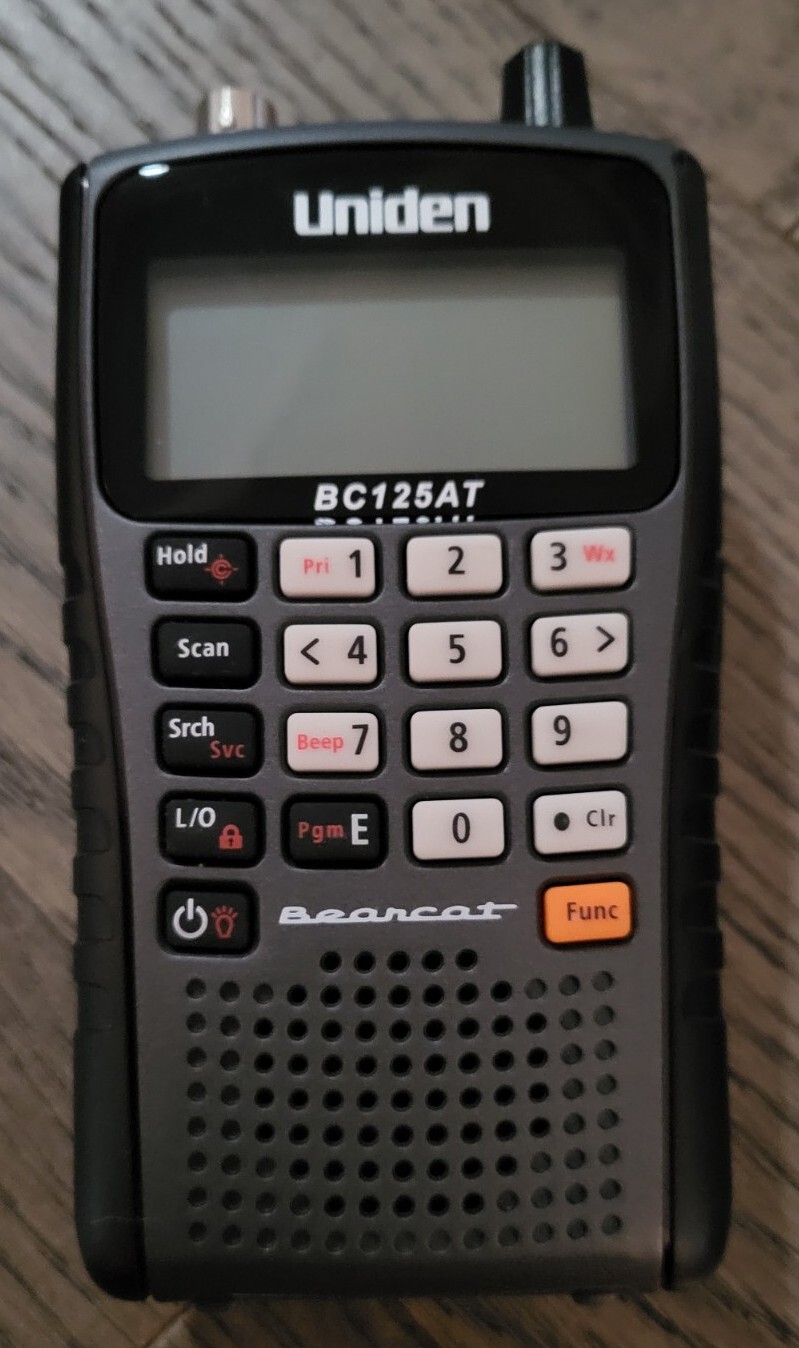 Uniden BC125AT Portable Handheld 500 Channel Police Fire FM Radio