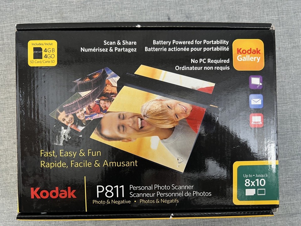 Working Kodak P811 Personal Photo & Negative Scanner USB or