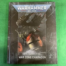 WARHAMMER 40K WAR ZONE CHARADON Act II The Book of Fire HB Games Workshop 9th