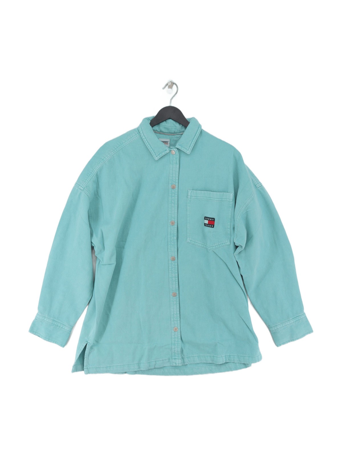 Tommy Jeans Womens Blue Cotton Bomber Jacket NWT M 100 Cotton