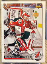 1992-93 Upper Deck Craig Billington #315 New Jersey Devils