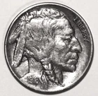 1916-D BUFFALO NICKEL - Extra Fine/AU - #4643D